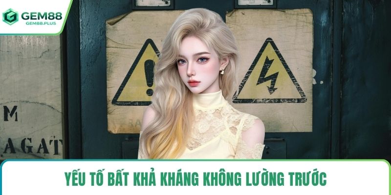 Yếu tố bất khả kháng không lường trước